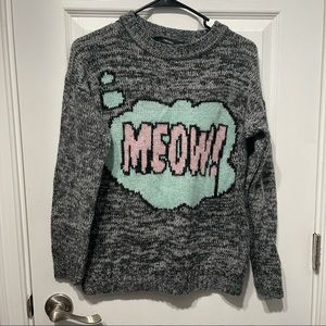 Forever21 Meow sweater